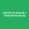 Centro de Masaje y Osteopatía ESKUBI