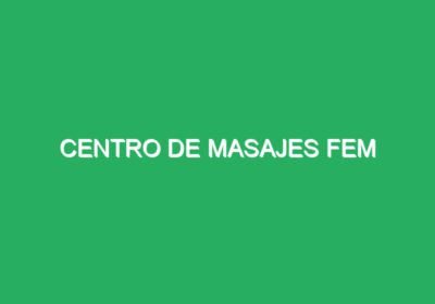 Centro de Masajes FEM