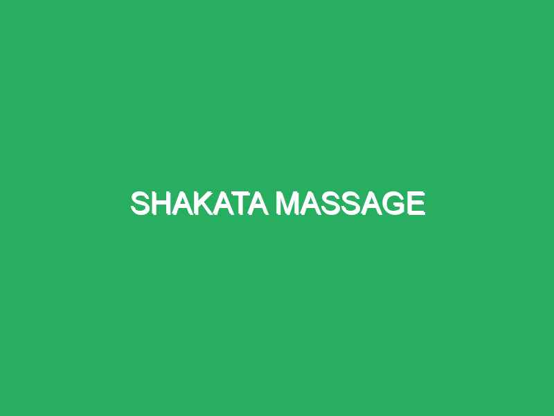 shakata massage 43416 Masajes Málaga