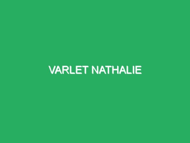 Varlet nathalie