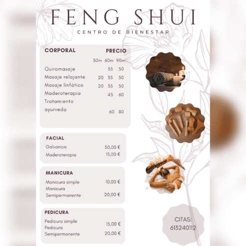 Feng Shui Relajantes Especiales Malaga
