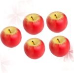 🕯️ 5 Velas Perfumadas Navideñas en Forma de Frutas - Imagen 3