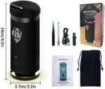 🧘‍♂️ Quemador de Incienso Eléctrico Hitopin, Portátil y USB (Negro) - Imagen 8