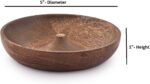 🪄 Cuenco de Incienso Redondo de Madera para Decoración y Aromaterapia - Imagen 5