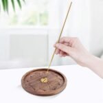 🪴 Soporte de madera para varillas de incienso y meditación - Imagen 2