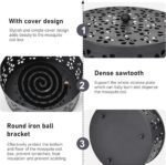 🦟 Soporte espiral retro para mosquitos e incienso portátil - Imagen 3