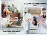 🧘‍♂️ Quemador de Incienso Eléctrico Hitopin, Portátil y USB (Negro) - Imagen 5