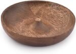 🪄 Cuenco de Incienso Redondo de Madera para Decoración y Aromaterapia - Imagen 3