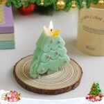 🎄 Vela Aromática de Navidad Mini Árbol Verde para Decoración y Regalos - Imagen 3