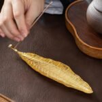 🕉️ Quemador de Incienso en Forma de Hoja - 21 cm Metal y Aleación - Imagen 5