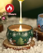 🕯️ Velas Aromáticas de Soja: Set de 8 para Relajación y Decoración - Imagen 2