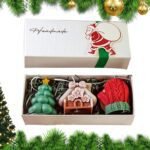 🕯️ Vela de Navidad perfumada de soja para aromaterapia y relajación - Imagen 7