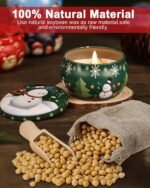 🕯️ Velas Aromáticas de Soja: Set de 8 para Relajación y Decoración - Imagen 3