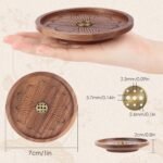 🪴 Soporte de madera para varillas de incienso y meditación - Imagen 3