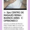 CENTRO DE MASAJES REINA-BUENOS AIRES