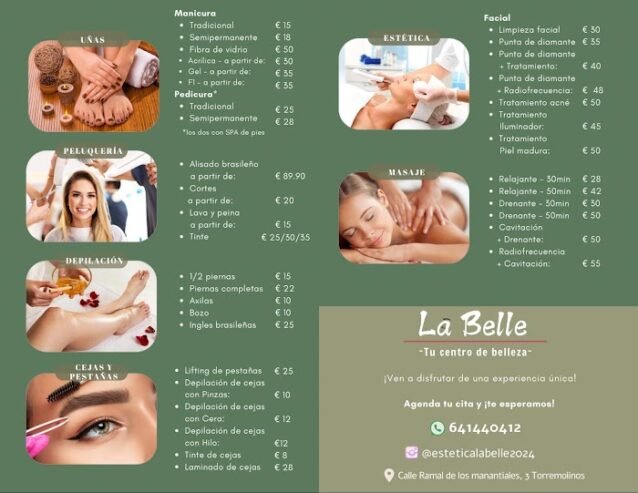 La Belle centro estético y peluquería