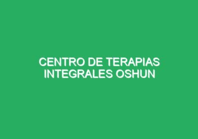Centro de Terapias Integrales Oshun