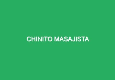 Chinito Masajista