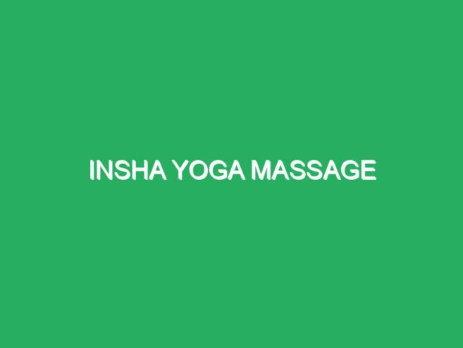 Insha Yoga Relaxantes Especiales