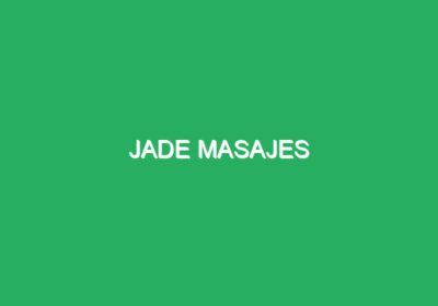 Jade Masajes