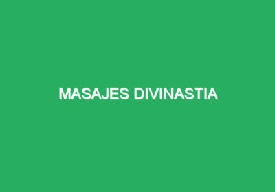 Masajes Divinastia
