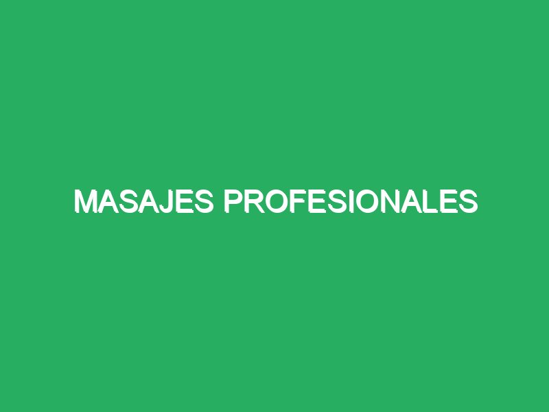 masajes profesionales 70406 masajes con técnica shiatsu