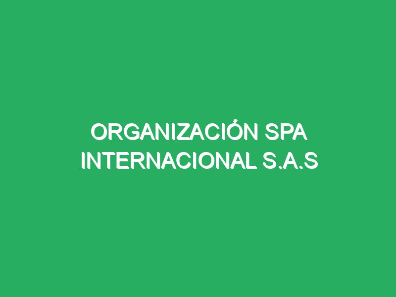 organizacion spa internacional s a s 72853 Masaje Antigua
