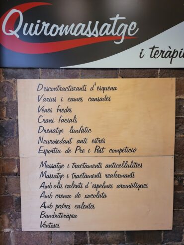 Quiromasaje y Terapias Corporales Sant Andreu