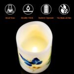 🕯️ Juego de 3 Velas LED sin llama con control remoto y temporizador - Imagen 6