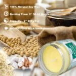 🕯️ Velas de Citronela para Jardín – Juego de 2 Grandes, 100% Soja - Imagen 2