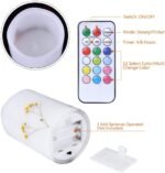 🕯️ Juego de 3 Velas LED sin llama con control remoto y temporizador - Imagen 7
