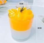 🕯️ Taza con Vela Aromática de Mango y Cera de Soja - Imagen 2