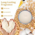 🕯️ Set de 9 velas aromáticas de soja para mujer - Regalos especiales - Imagen 3