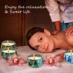 🕯️ Velas Perfumadas SOSINYA - 12 Aromáticas de Cera de Soja para Yoga y Baño - Imagen 3