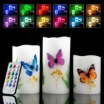 🕯️ Juego de 3 Velas LED sin llama con control remoto y temporizador - Imagen 2