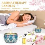 🕯️ Set de 9 velas aromáticas de soja para mujer - Regalos especiales - Imagen 4