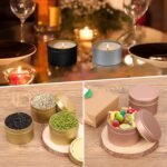 🕯️ Tarros de Vela Vacía WOOWAIR, 12 PCS de 4Oz Reutilizables (Negro) - Imagen 6