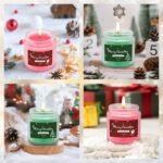 🕯️ Juego de 2 velas perfumadas navideñas de cera de soja para regalo. - Imagen 6