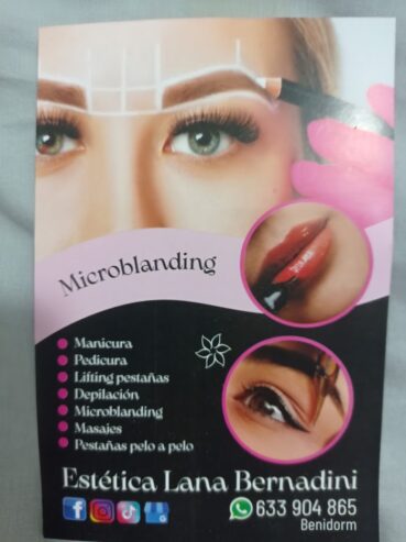 Microblading cejas, ESTÉTICAS AVANZADA Lana Bernadini.