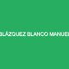 Blázquez Blanco Manuel