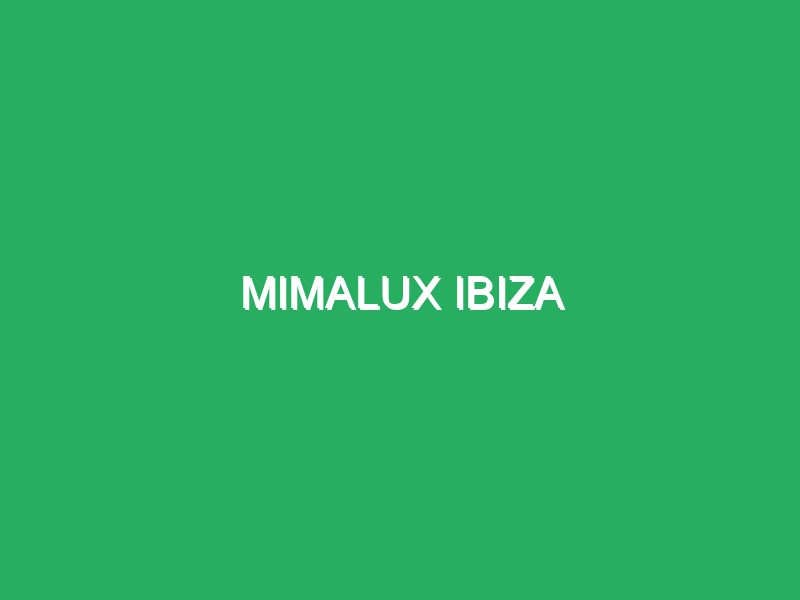 mimalux ibiza 73260 masajes con enfoque en relajación profunda