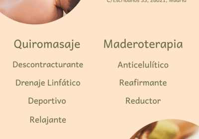 Quiromasaje Tania Mayor
