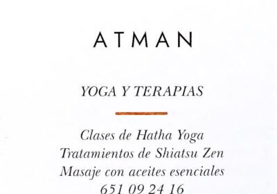ATMAN YOGA Y TERAPIAS. MASAJE Y SHIATSU