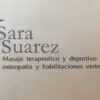 Masaje terapéutico deportivo y Osteopatía