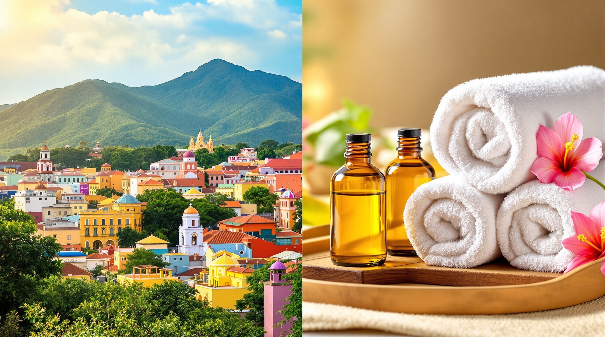 Masajes en Colombia - Paisajes colombianos y aceites de masaje profesionales