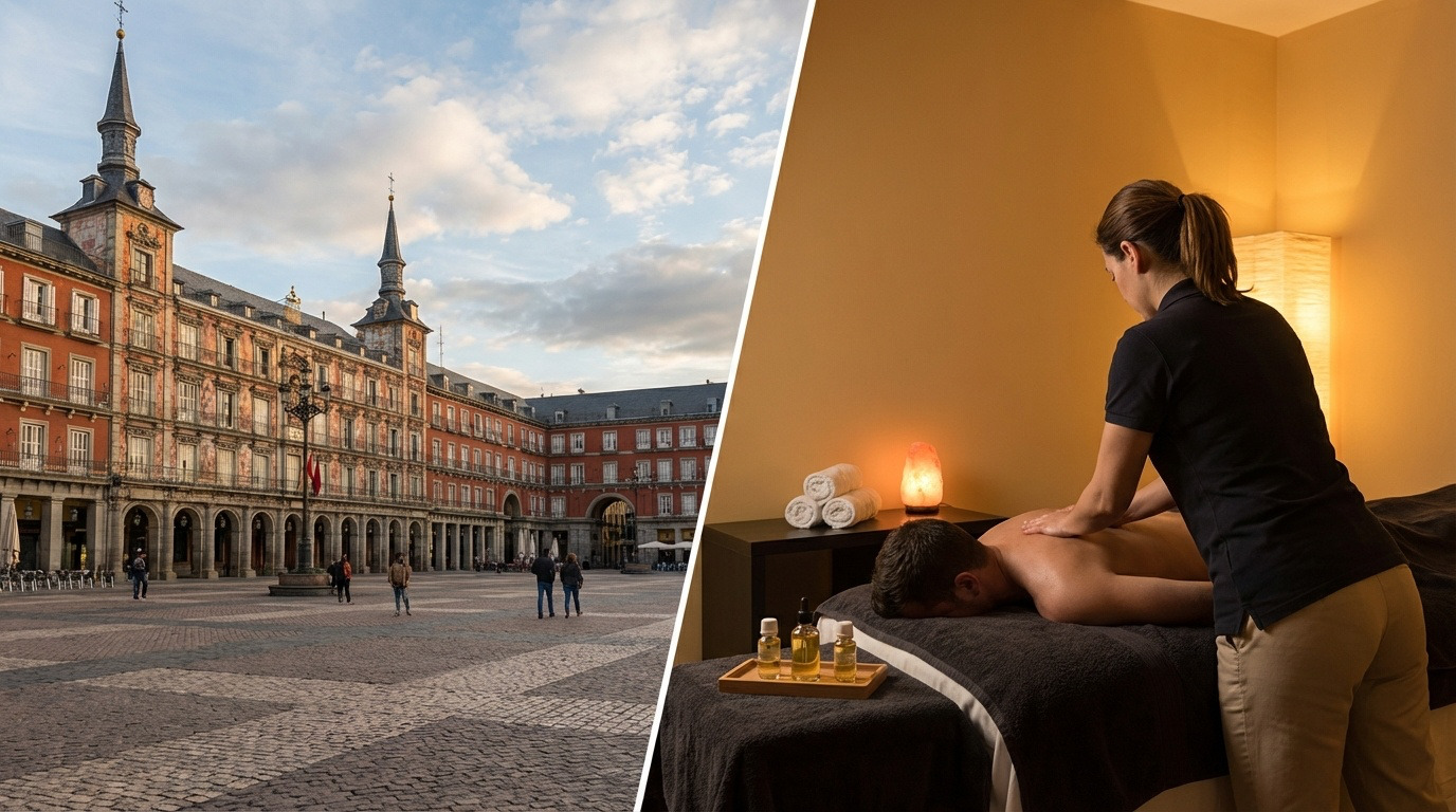 Centro de masajes de lujo en Madrid con diseño moderno