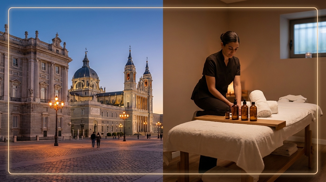 Masajistas profesionales certificados en Madrid capital