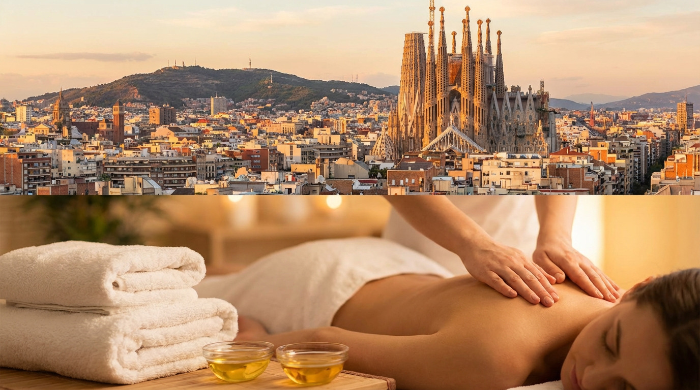 Masajes Relajantes en Barcelona Ciudad Condal