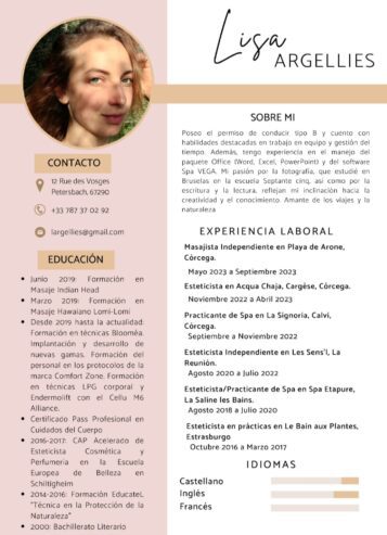 Lisa Esteticista y masajista busco empleo en Cartagena