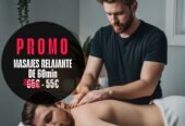 MASAJE RELAJANTE (PROMO 2X60min = 110€)